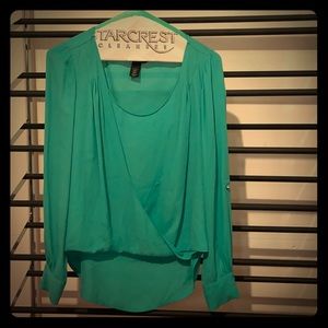 White House Black Market long sleeve blouse